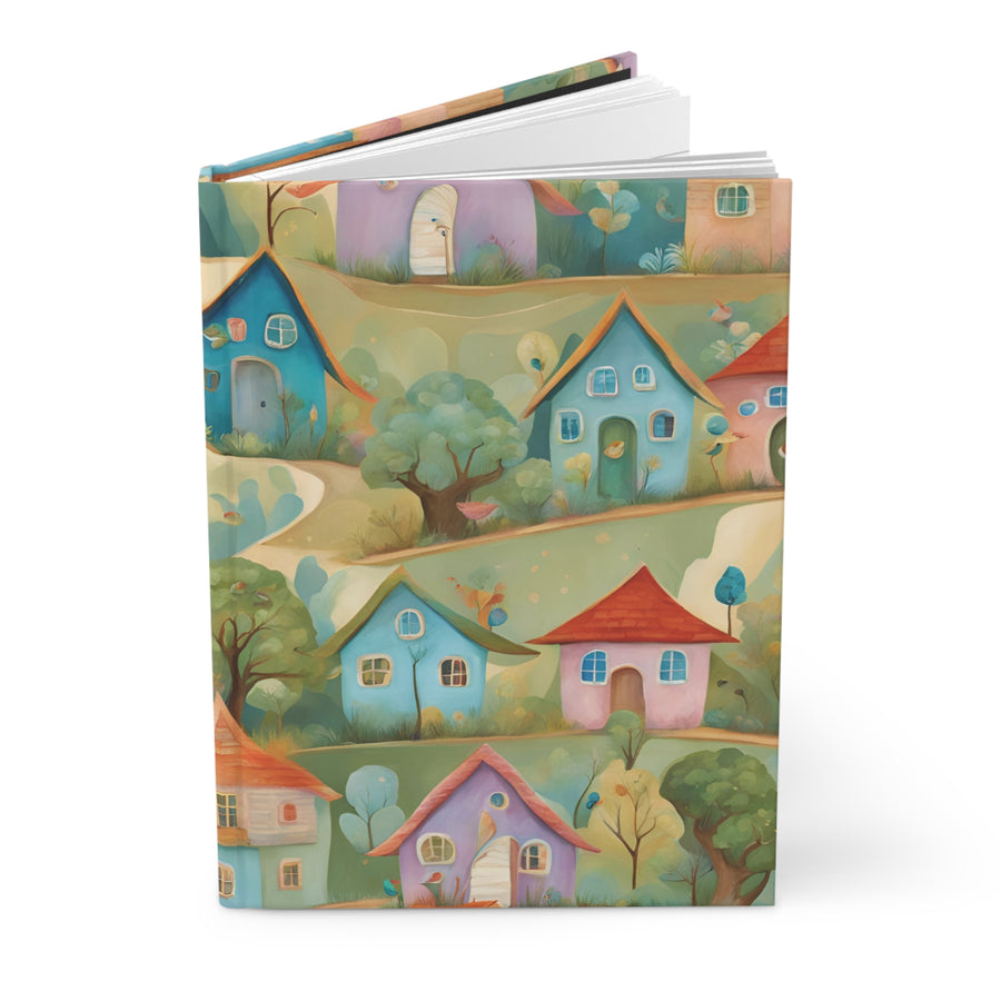 Deluxe Hardcover Journal - Joyful Village