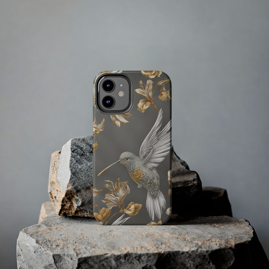 Tough iPhone Case - Flight & Floral Splendor