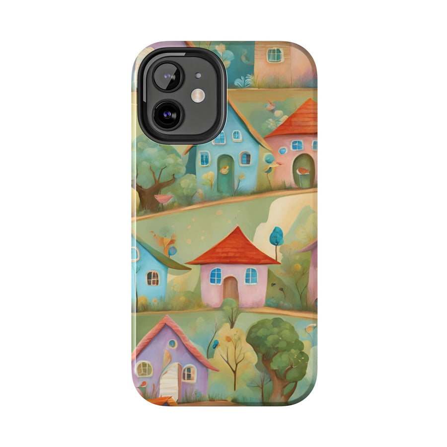 Tough iPhone Case - Joyful Village