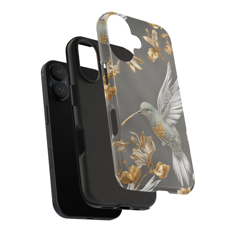 Tough iPhone Case - Flight & Floral Splendor