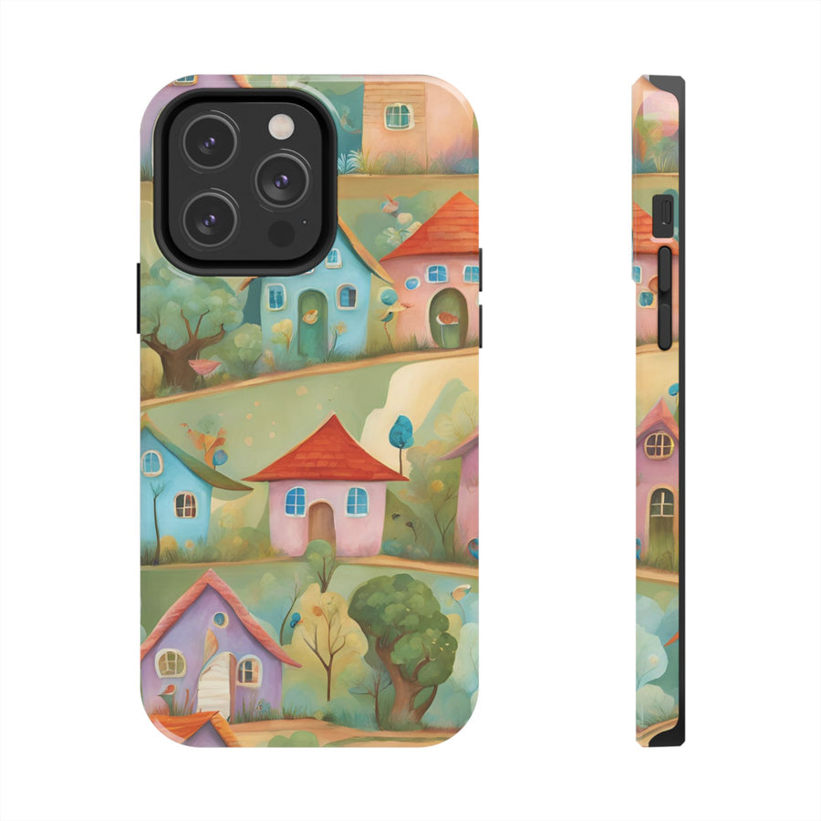 Tough iPhone Case - Joyful Village