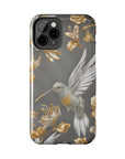 Tough iPhone Case - Flight & Floral Splendor