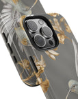 Tough iPhone Case - Flight & Floral Splendor