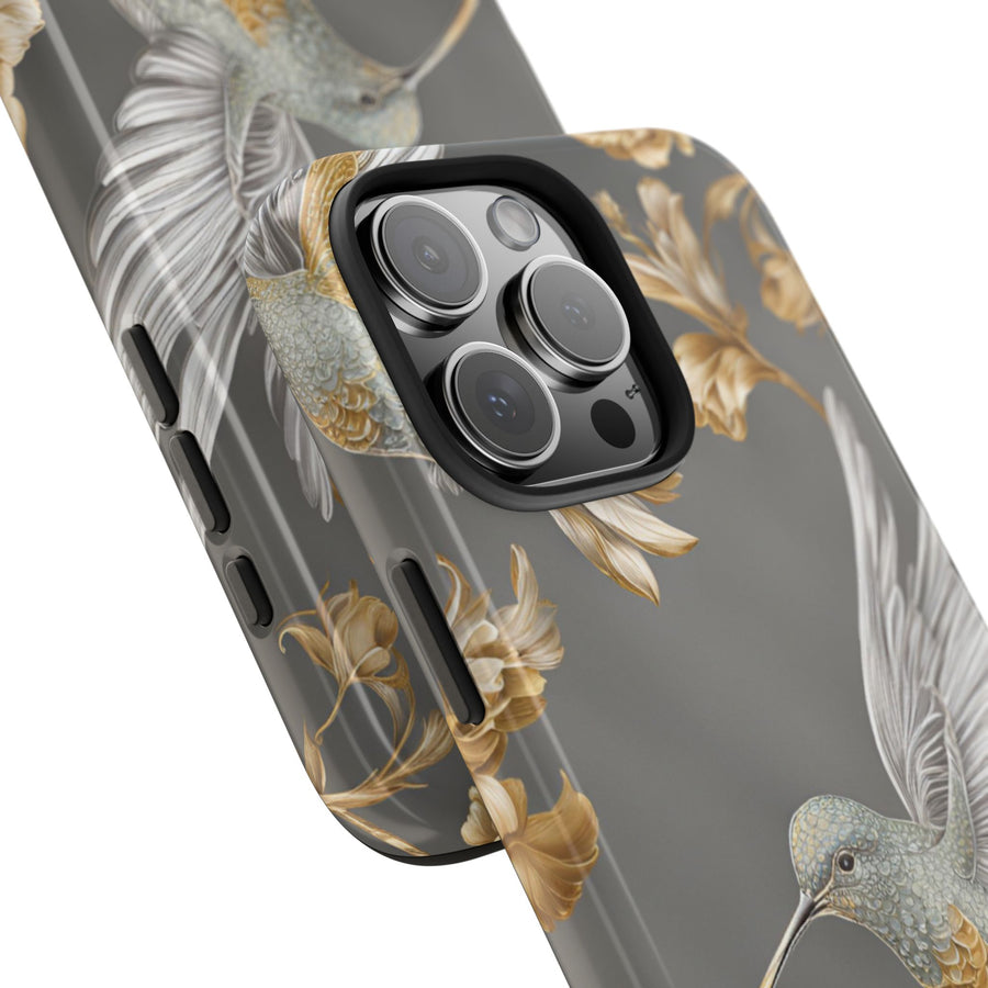 Tough iPhone Case - Flight & Floral Splendor