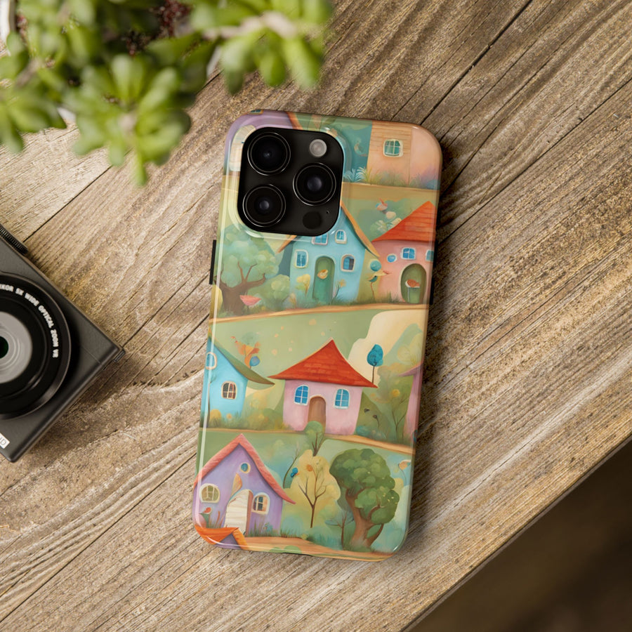 Tough iPhone Case - Joyful Village