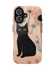 Tough iPhone Case - Black Cats and Dandelions