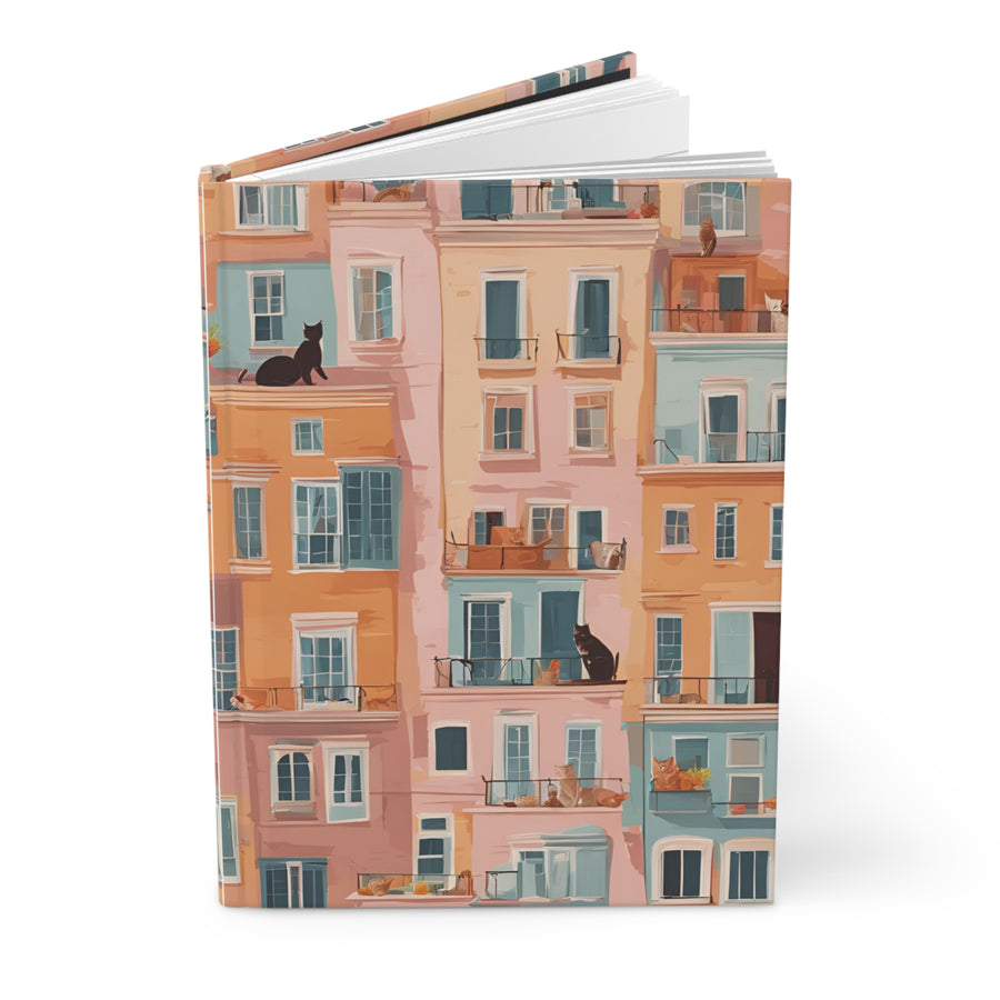 Deluxe Hardcover Journal - The Balcony Cat Chronicles