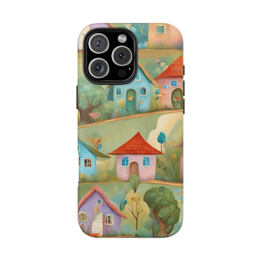 Tough iPhone Case - Joyful Village