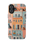 Tough iPhone Case - The Balcony Cat Chronicles