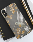 Tough iPhone Case - Flight & Floral Splendor