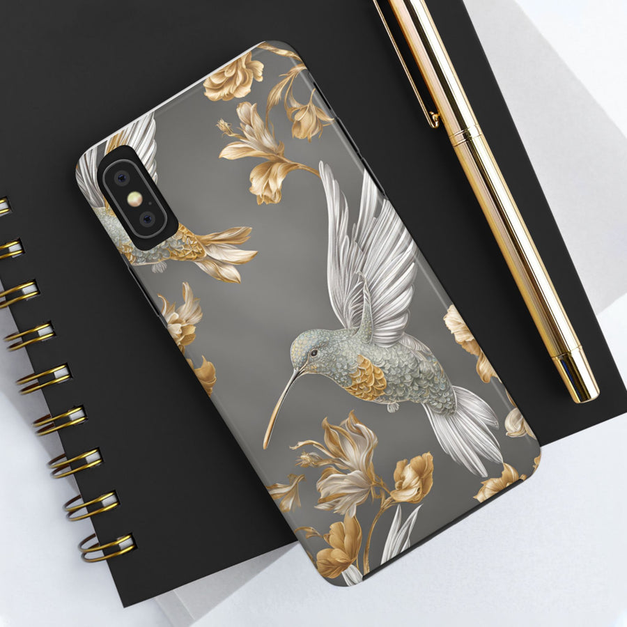 Tough iPhone Case - Flight & Floral Splendor