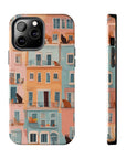 Tough iPhone Case - The Balcony Cat Chronicles