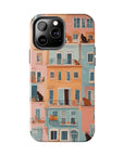 Tough iPhone Case - The Balcony Cat Chronicles