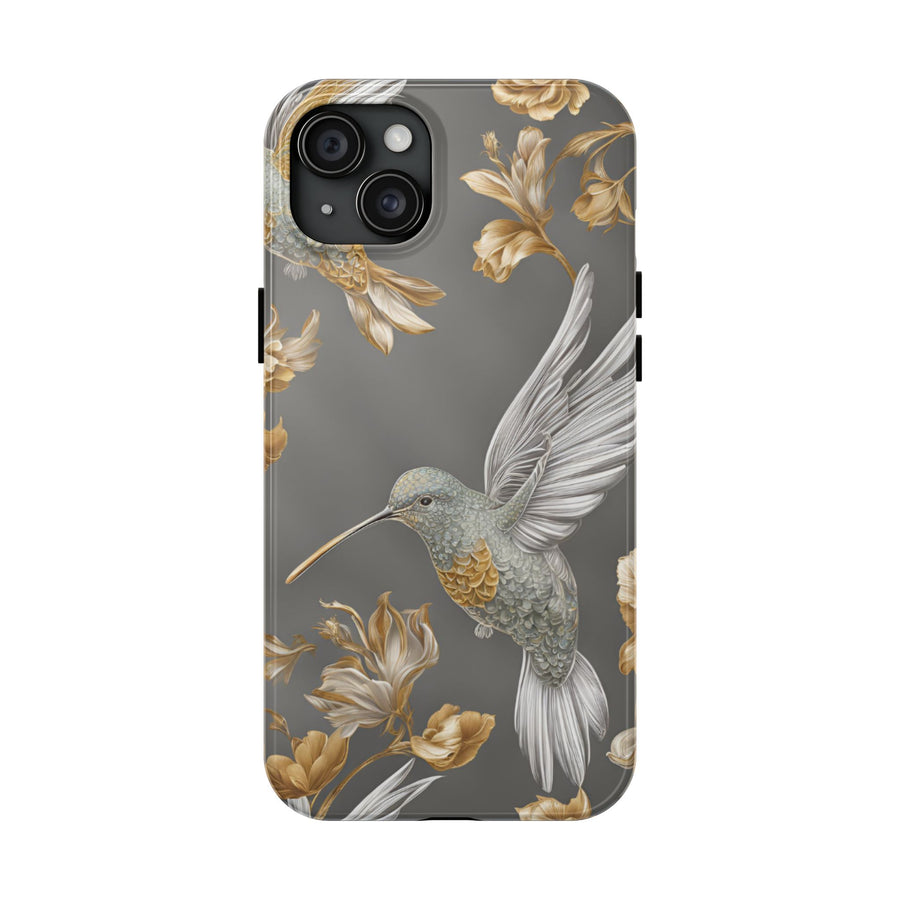 Tough iPhone Case - Flight & Floral Splendor