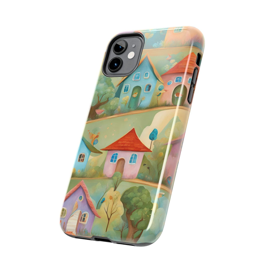 Tough iPhone Case - Joyful Village