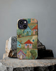 Tough iPhone Case - Joyful Village