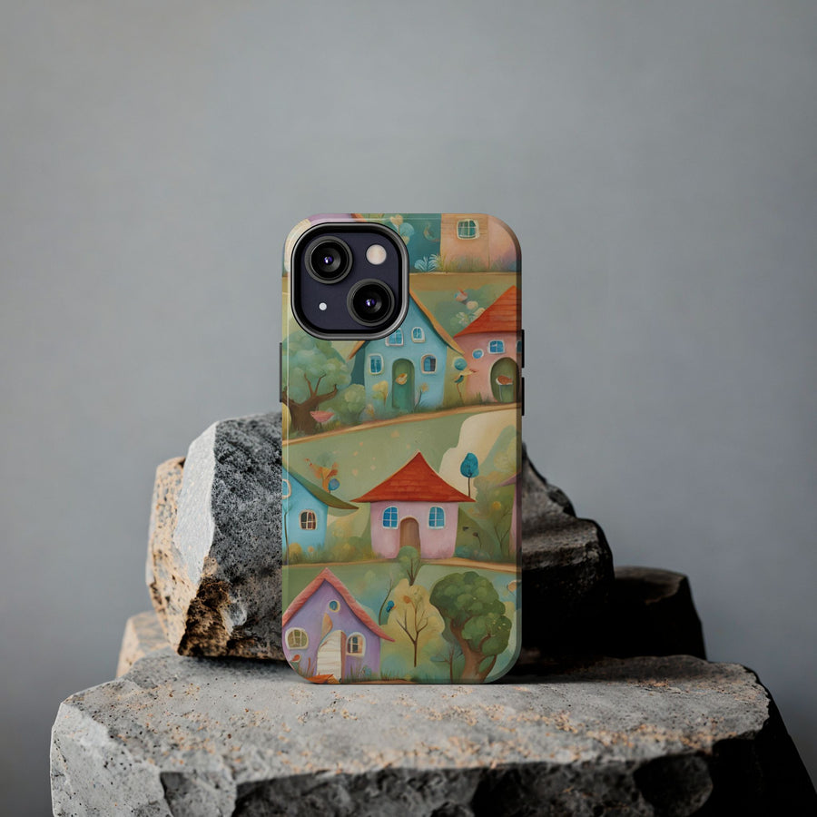 Tough iPhone Case - Joyful Village