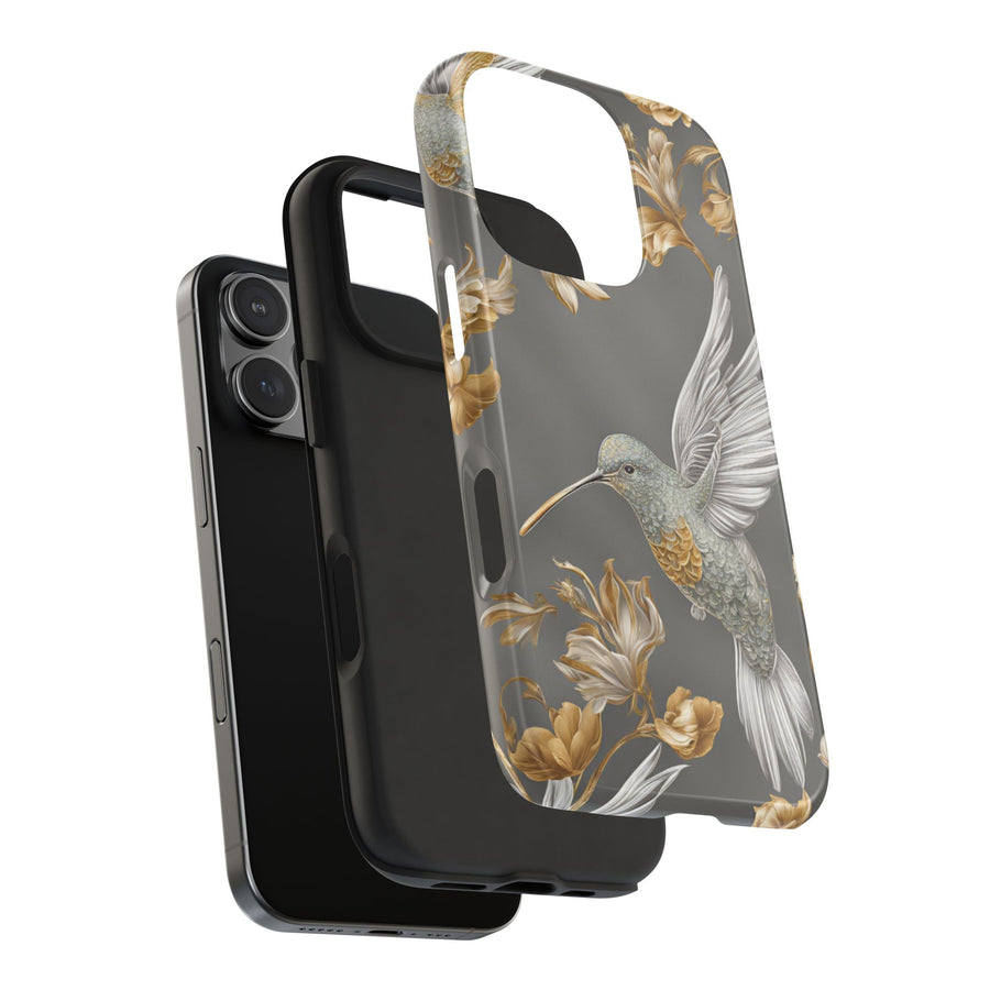 Tough iPhone Case - Flight & Floral Splendor