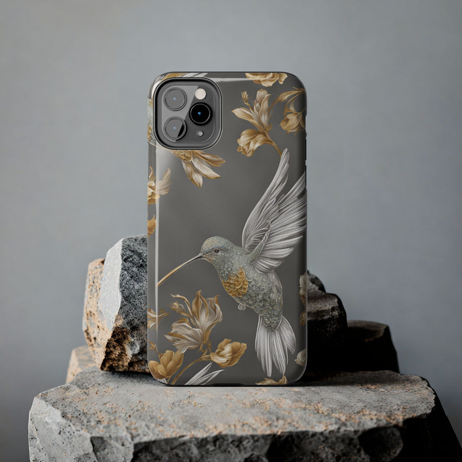 Tough iPhone Case - Flight & Floral Splendor