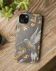 Tough iPhone Case - Flight & Floral Splendor