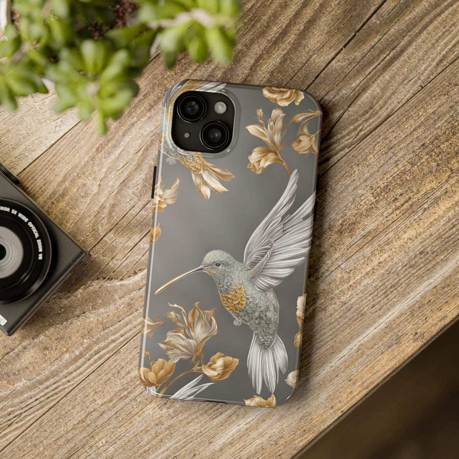 Tough iPhone Case - Flight & Floral Splendor