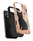 Tough iPhone Case - Black Cats and Dandelions