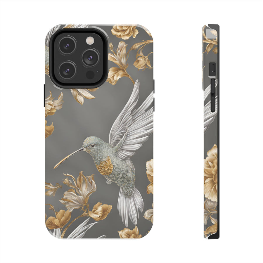 Tough iPhone Case - Flight & Floral Splendor