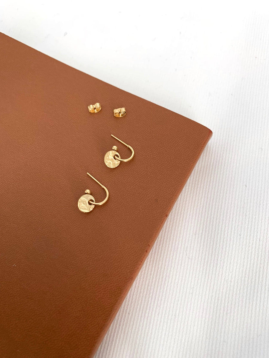 Mini Hoop Minimalist Earrings